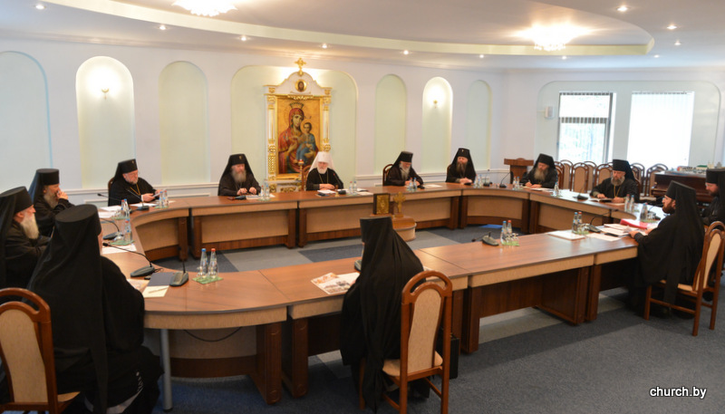 22 сентября 2014 года. Архиепископ Артемий принял участие в заседании Синода Белорусской Православной Церкви
