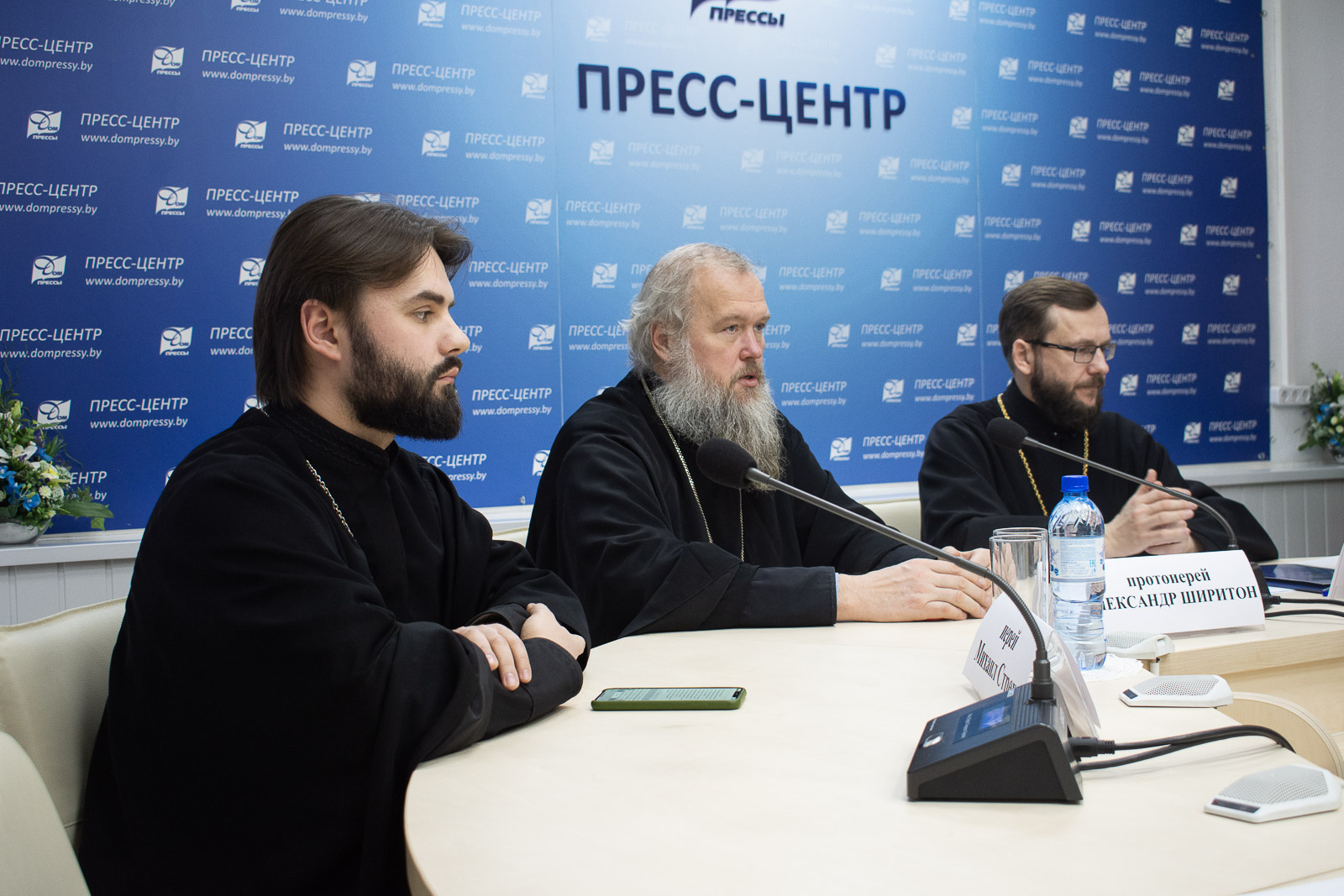 В Пресс-центре Дома прессы состоялась пресс-конференция, посвященная принесению в Беларусь частицы Пояса Пресвятой Богородицы